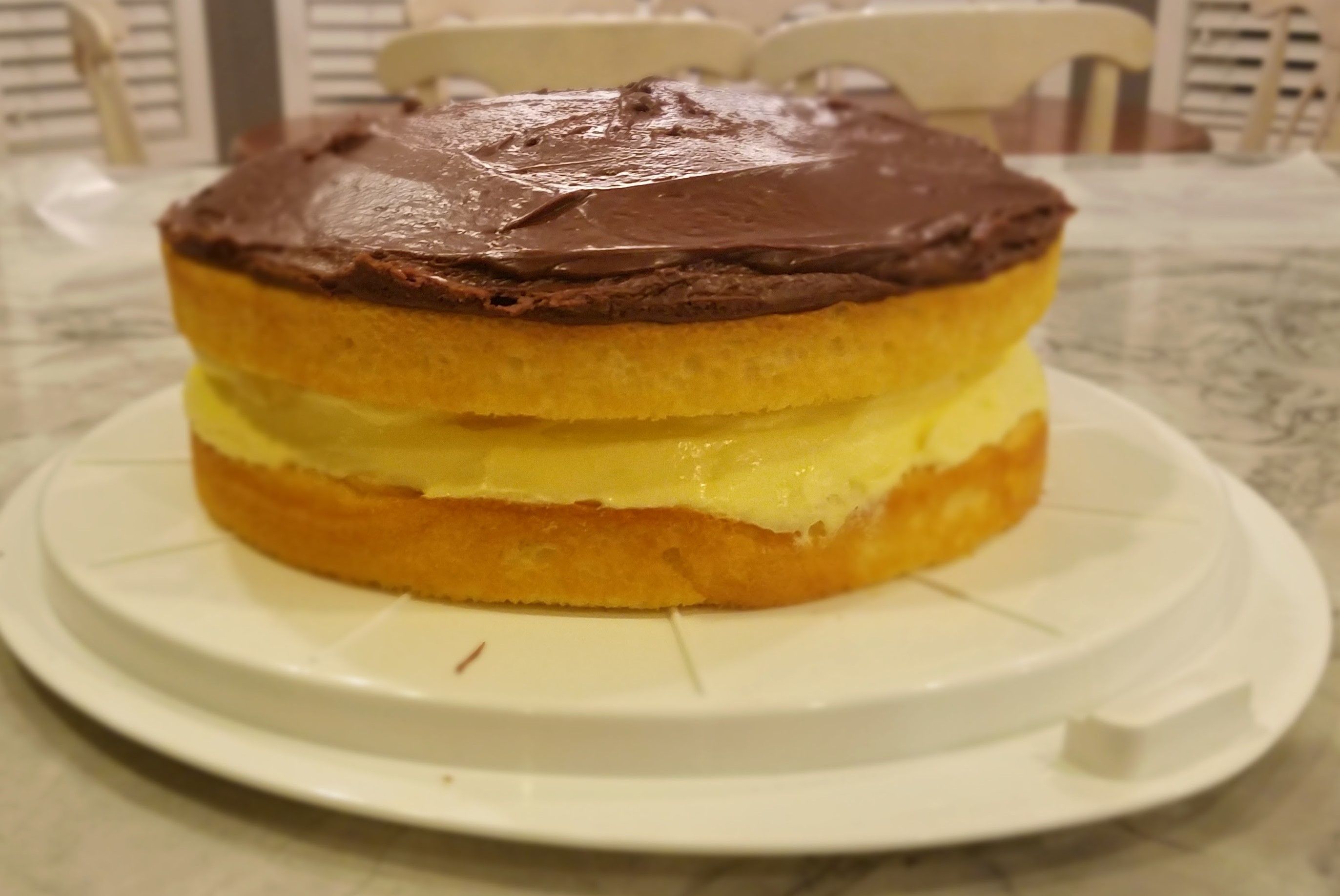Boston Cream Cake